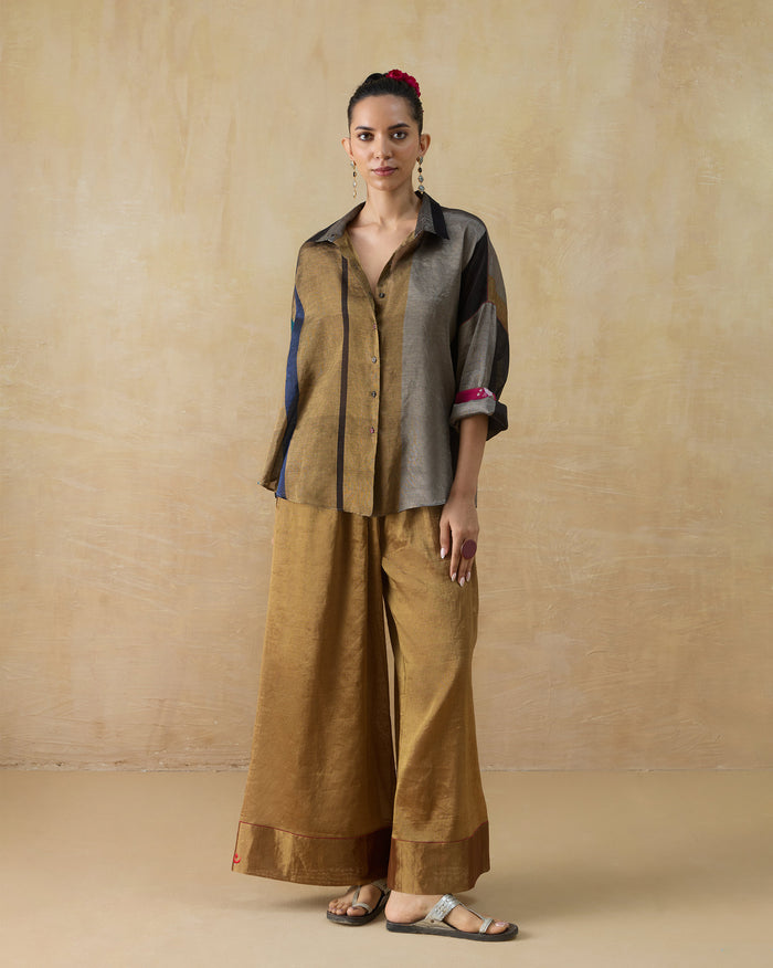 Firefly Shirt - Metallic Tissue Loose Fit