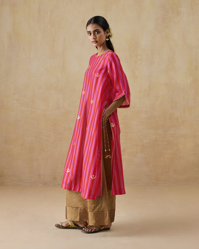 Galaxy Kurta - Cotton Silk Regular Fit