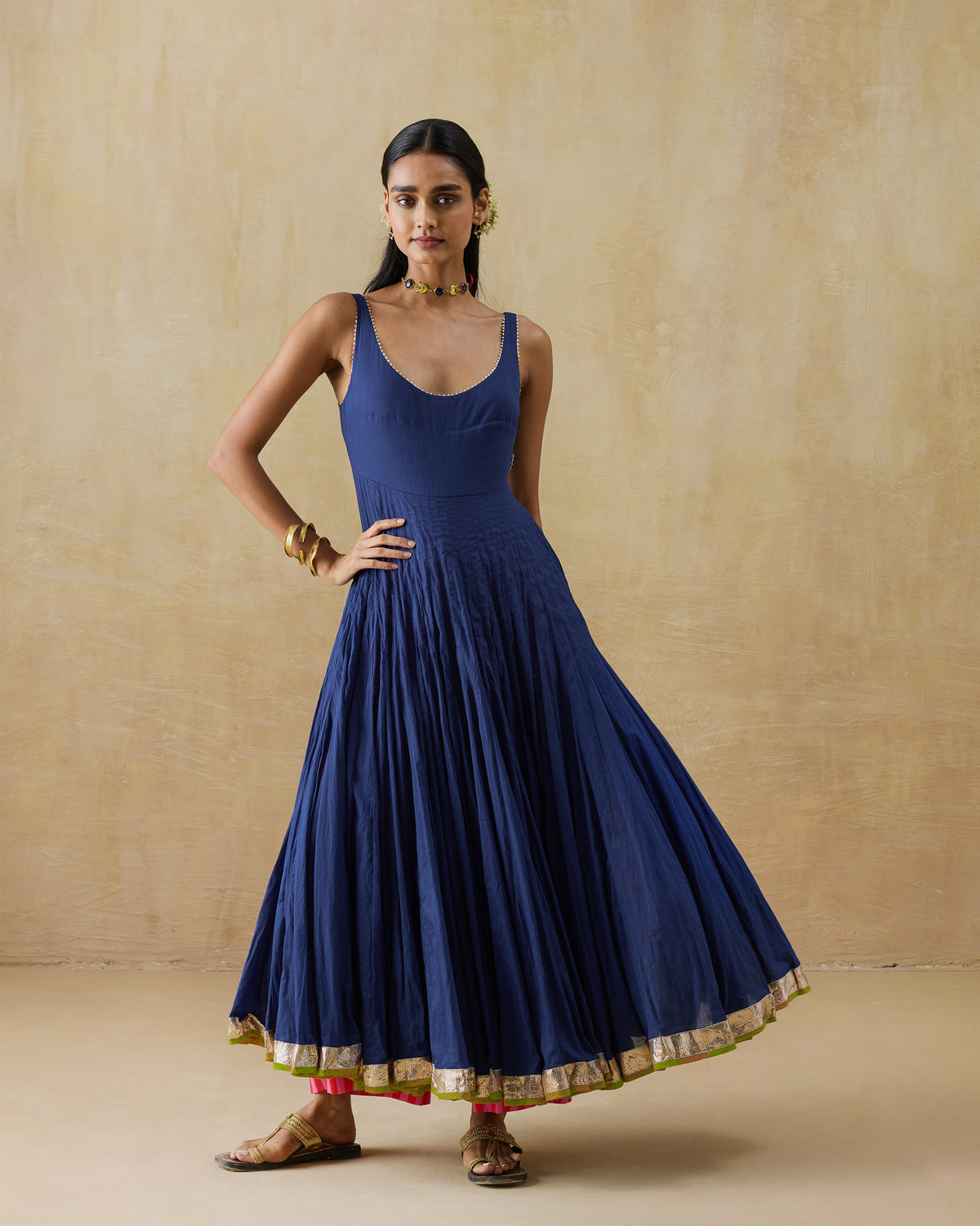 Kochi Kurta - 100% Cotton Flared Fit