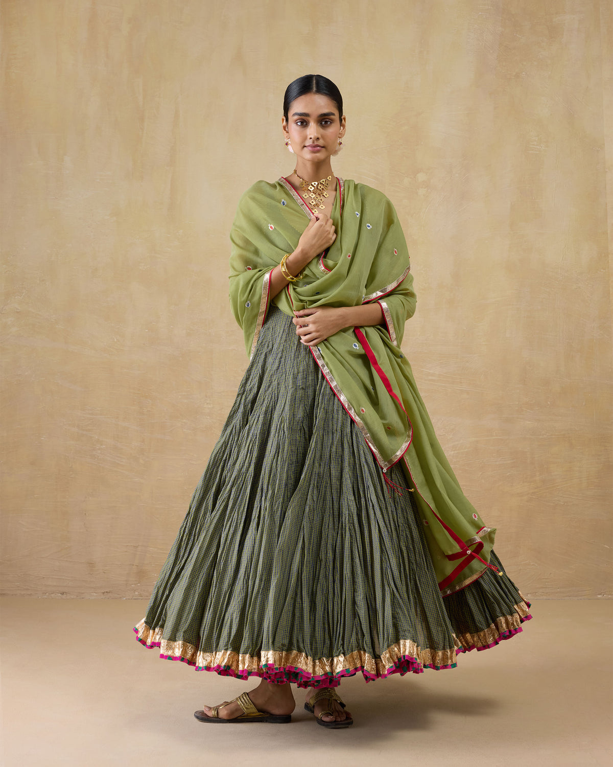 Kochi Kurta - 100% Cotton Flared Fit