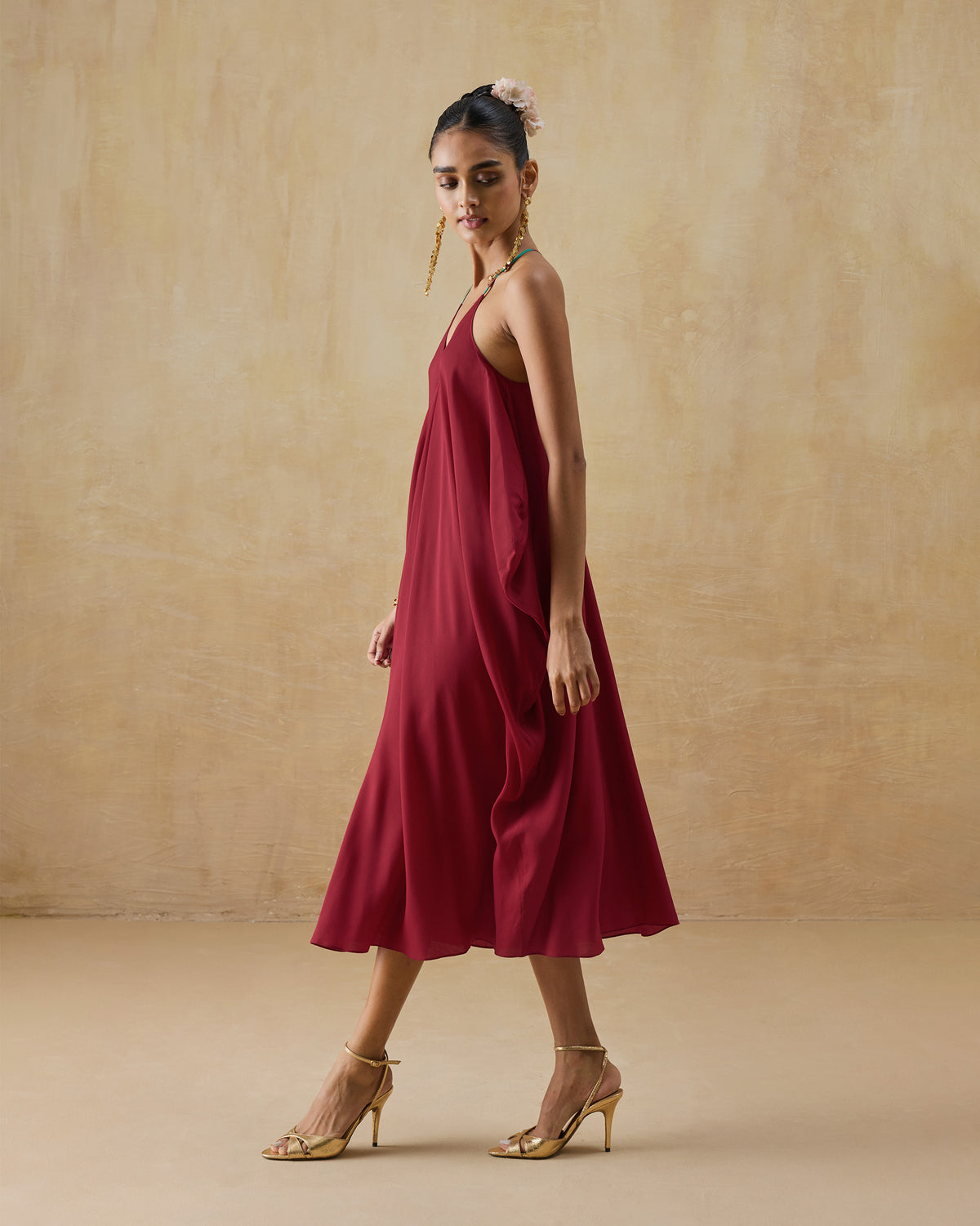 Savni Dress - Red