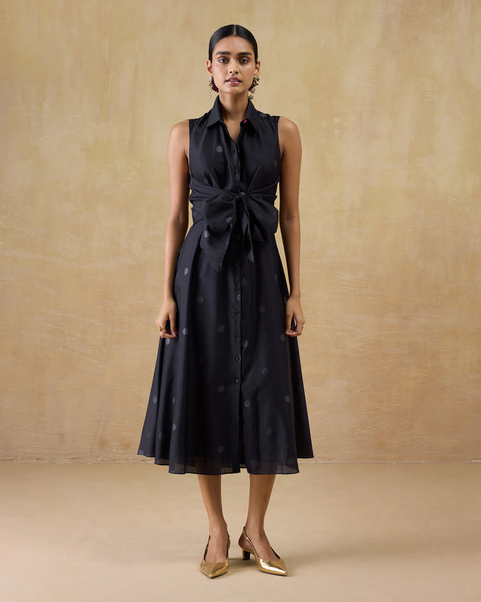 Sonnet Dress - Cotton Silk Flared Fit