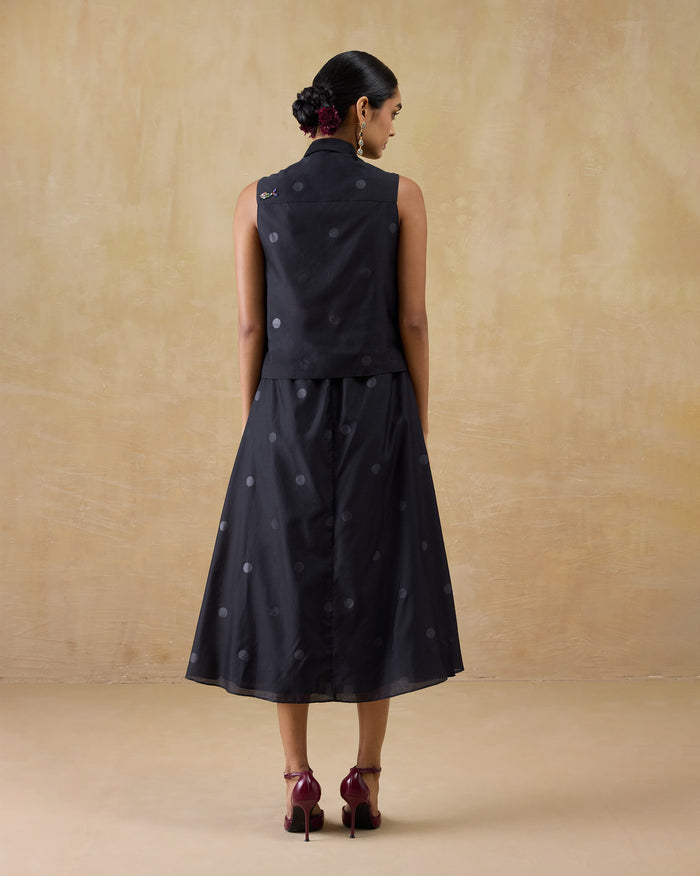 Sonnet Dress - Cotton Silk Flared Fit