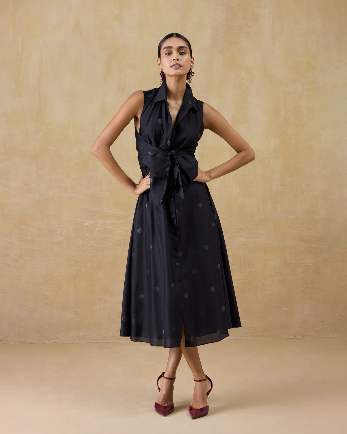 Sonnet Dress - Cotton Silk Flared Fit
