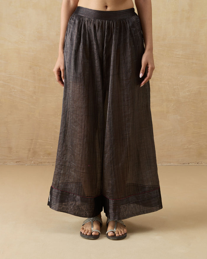 Charisma Pants - Metallic Tissue A-Line Fit