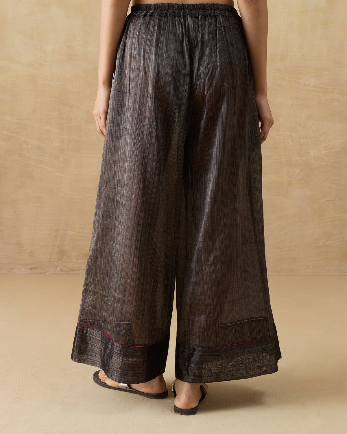 Charisma Pants - Metallic Tissue A-Line Fit