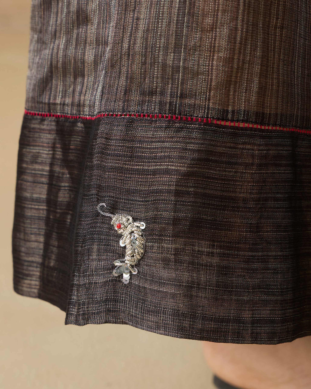 Charisma Pants - Metallic Tissue A-Line Fit