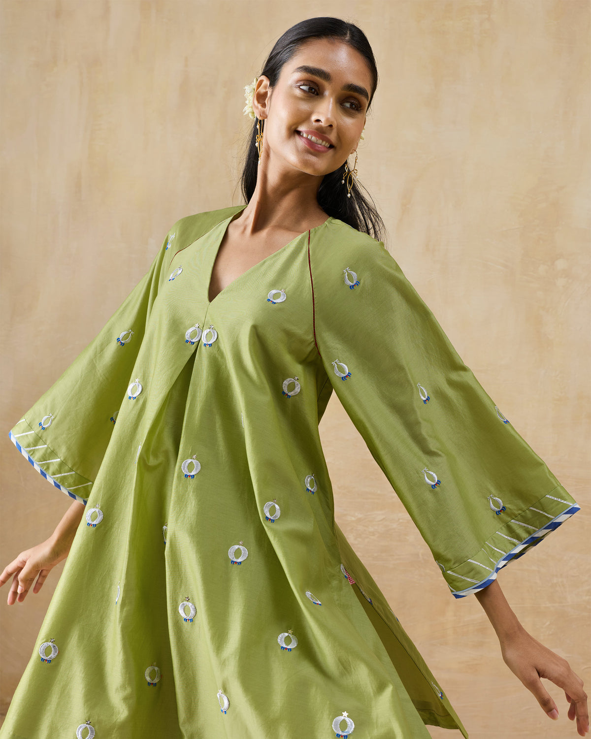 Revelry Kurta - Cotton Silk A-Line Fit