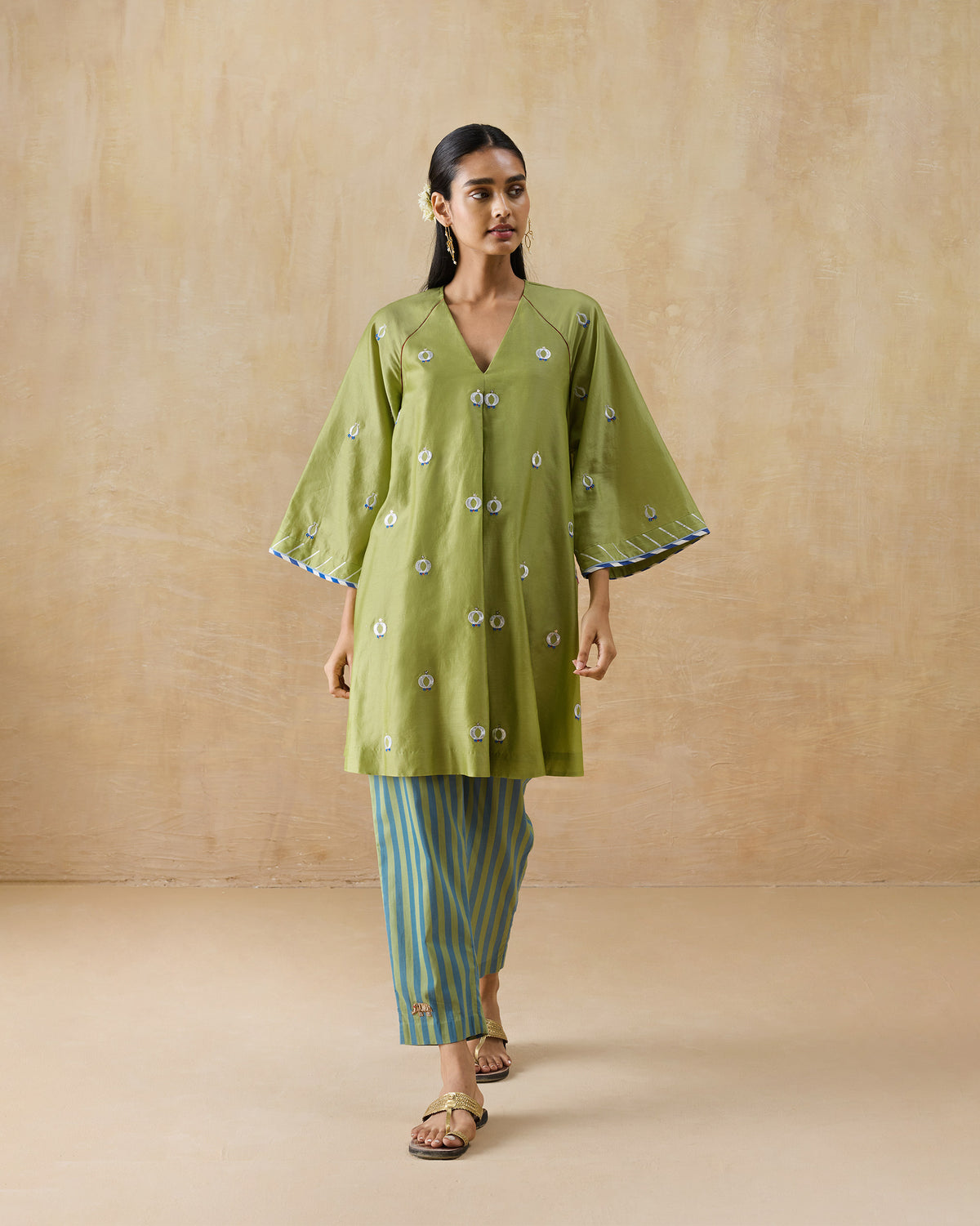 Revelry Kurta - Cotton Silk A-Line Fit