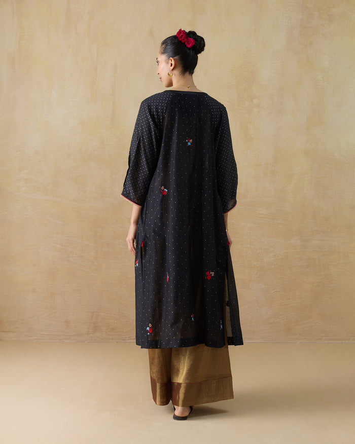 Moonbeam Kurta -
Cotton Silk Regular Fit