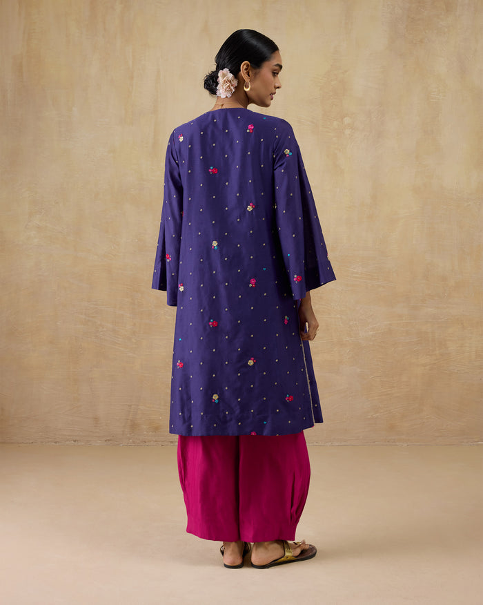 Nebula Kurta - Cotton Silk Regular Fit