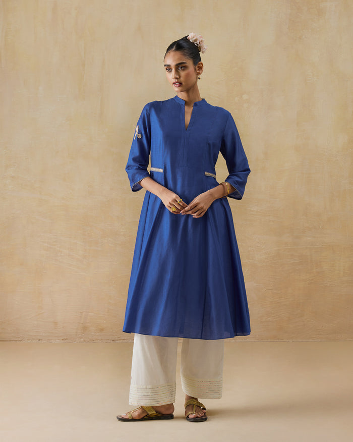 Moonsong Kurta - Cotton Silk A-Line Fit