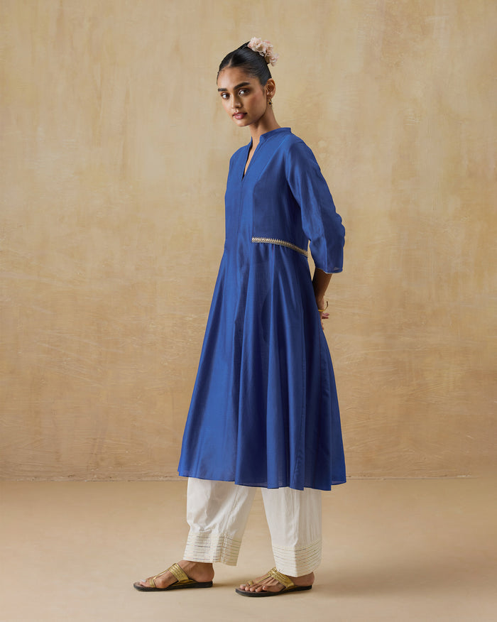 Moonsong Kurta - Cotton Silk A-Line Fit