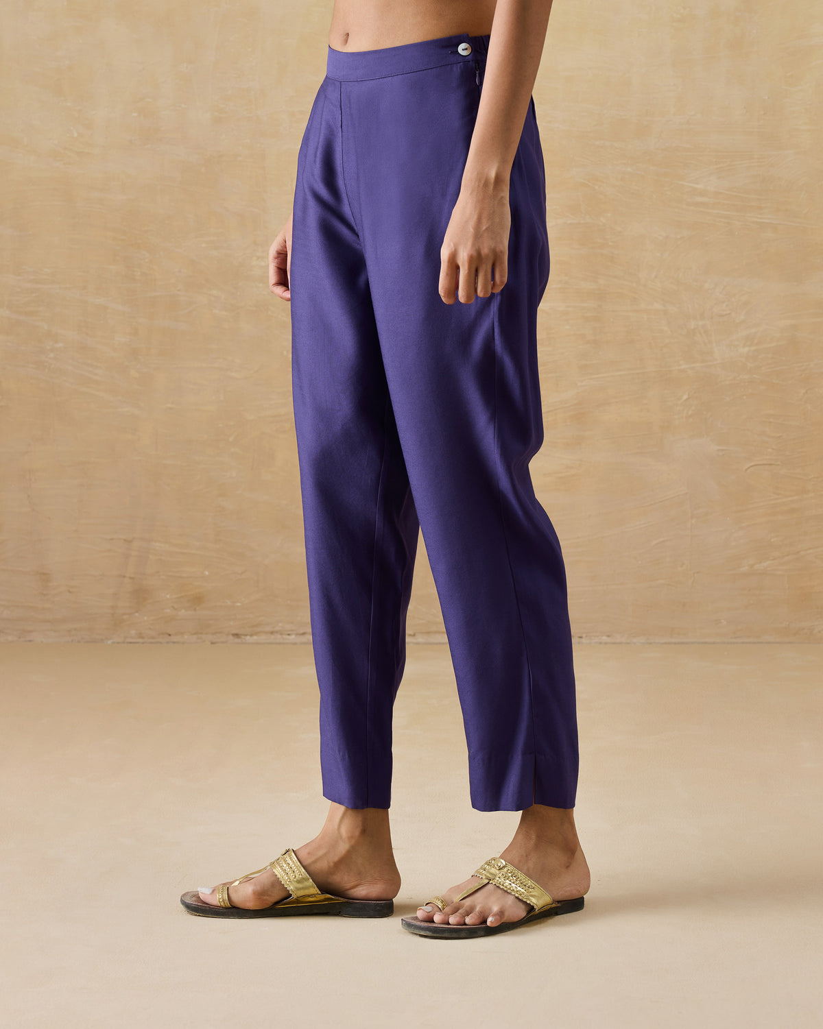 Darjeeling Pants - Silk Blend Narrow Fit