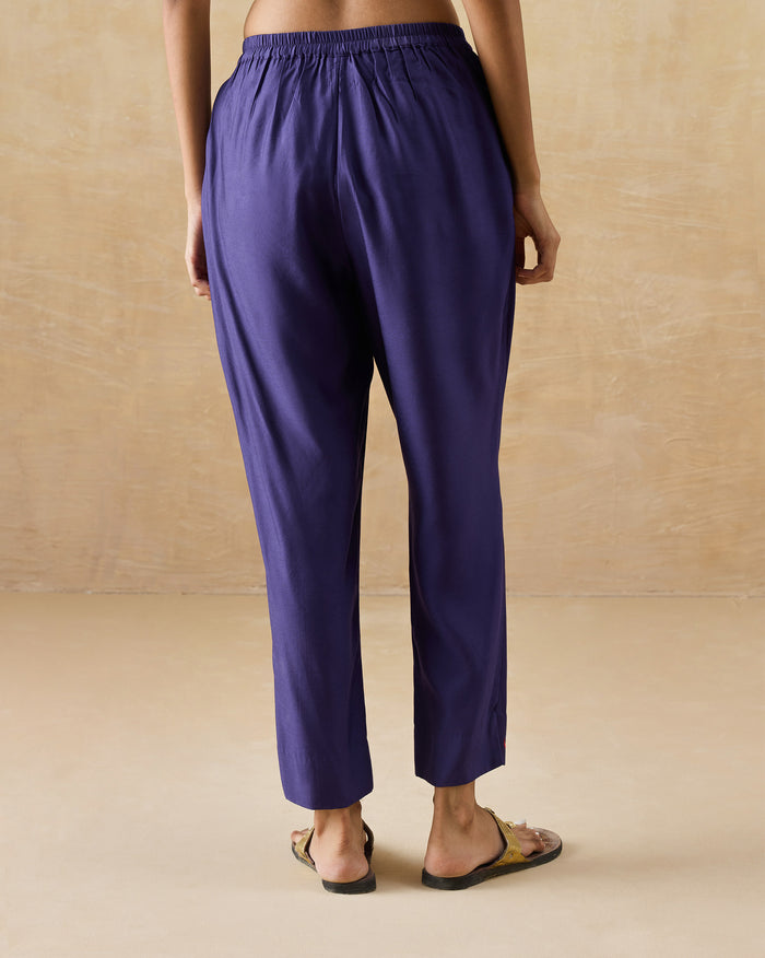 Darjeeling Pants - Silk Blend Narrow Fit