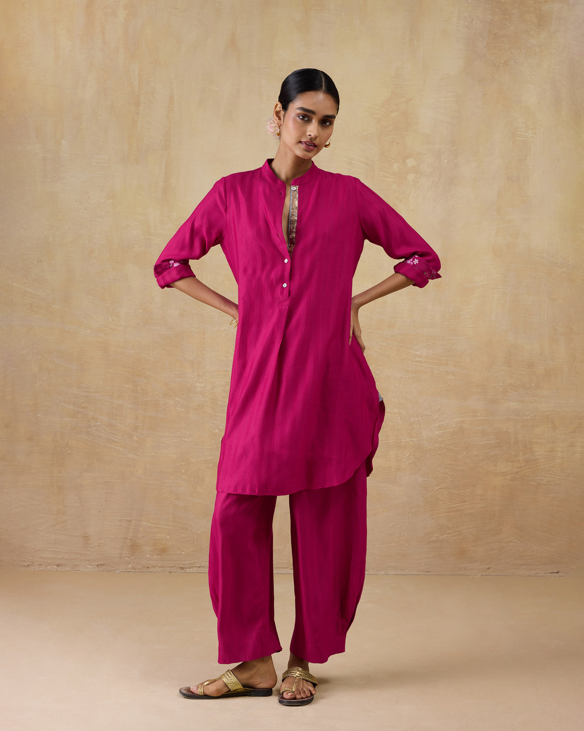 Serene Pants - Silk Blend Relaxed Fit