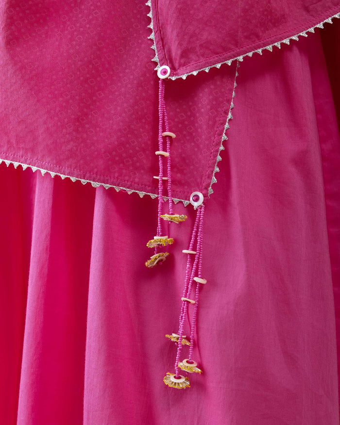 Riverdance Dupatta - Embroidered Cotton Silk
