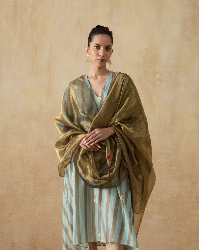 Marpeta Dupatta - Cotton Silk