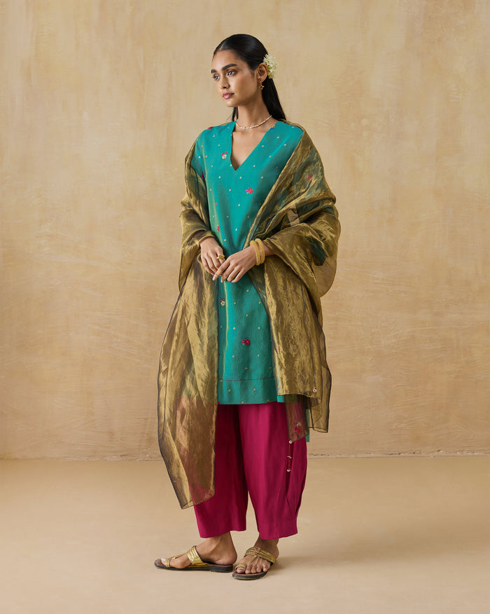 Marpeta Dupatta - Cotton Silk