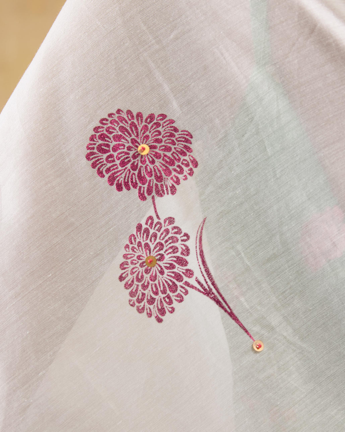 Stardust Sari - Cotton Silk