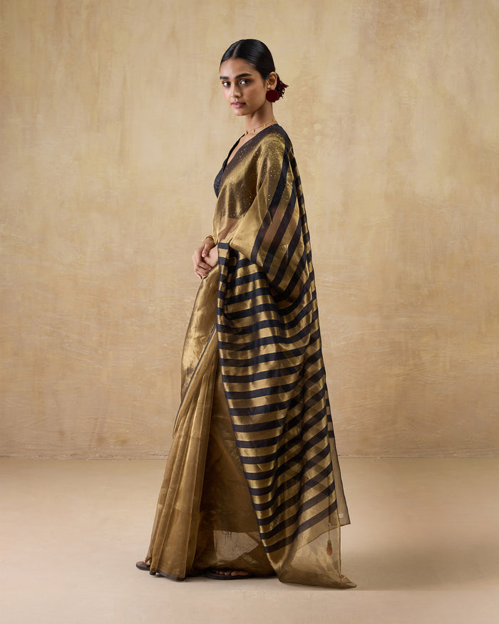 Dancefloor Sari - Metallic Tissue