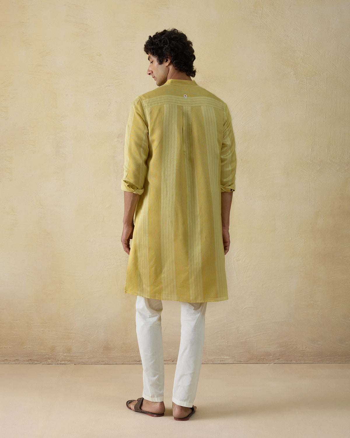 Voyage Kurta -Viscose Silk Blend Classic Fit