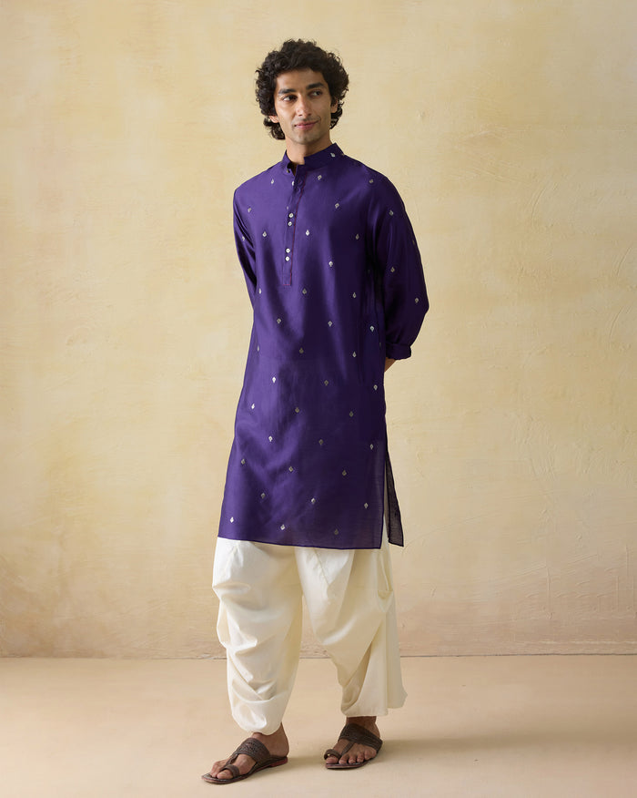 Rey Kurta - Cotton Silk Classic Fit