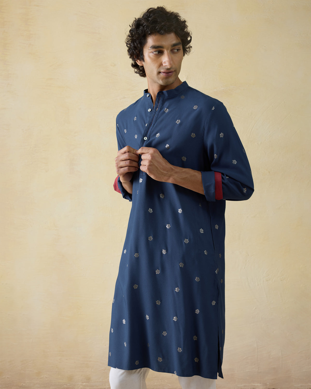 Astral Kurta - Viscose Silk Blend Classic Fit