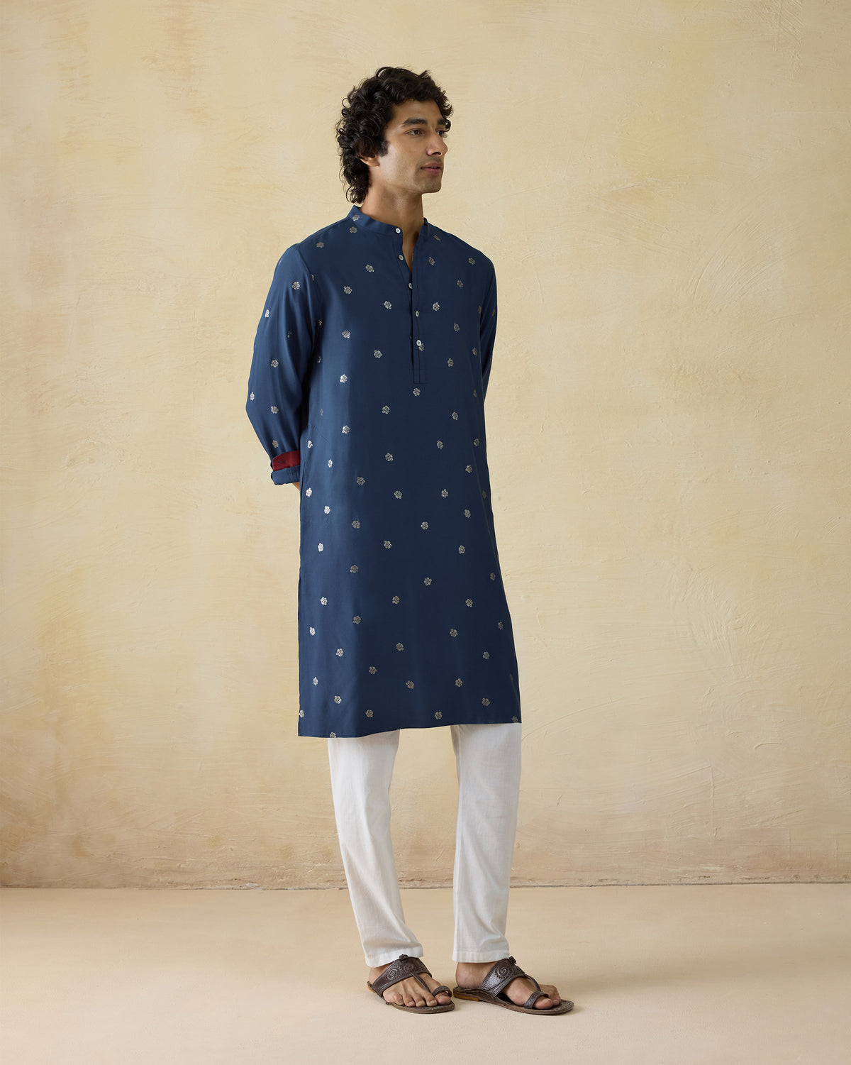 Astral Kurta - Viscose Silk Blend Classic Fit