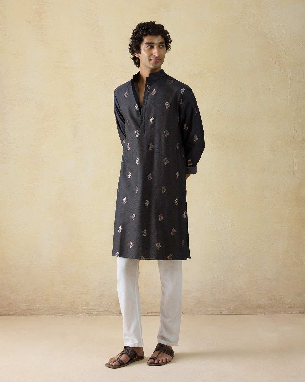 Rey Kurta - Cotton Silk Classic Fit