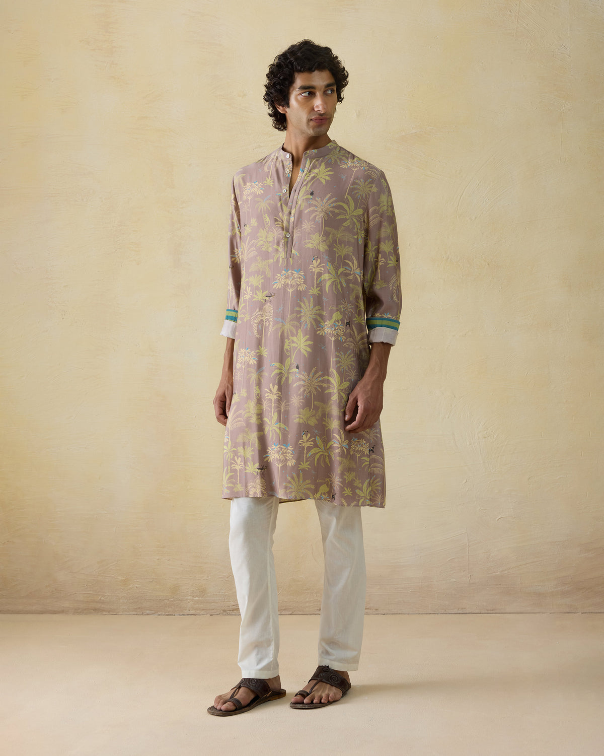 Rey Kurta - Cotton Silk Classic Fit