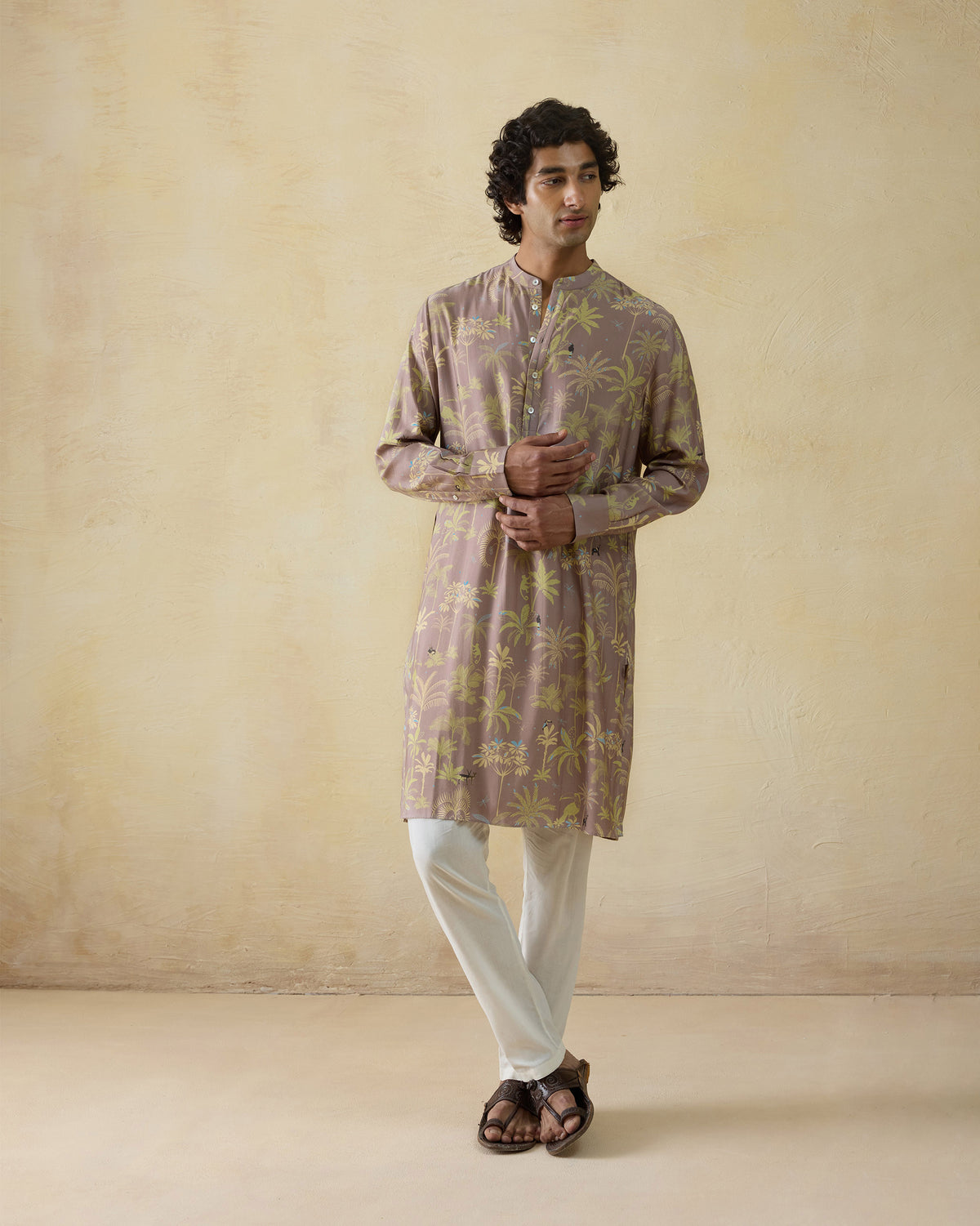 Rey Kurta - Cotton Silk Classic Fit