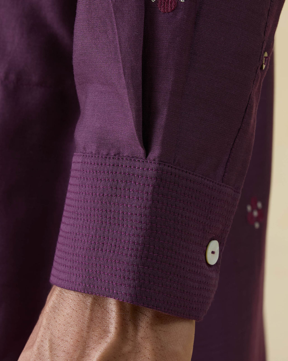 Neckband Kurta - Cotton Silk Classic Fit