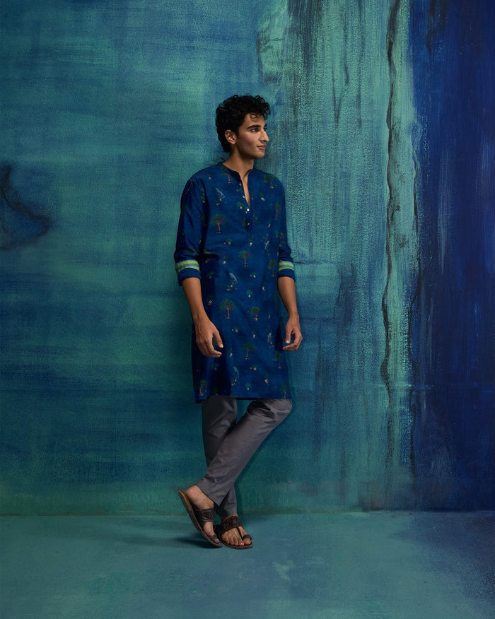 Astral Kurta - Cotton Silk Classic Fit