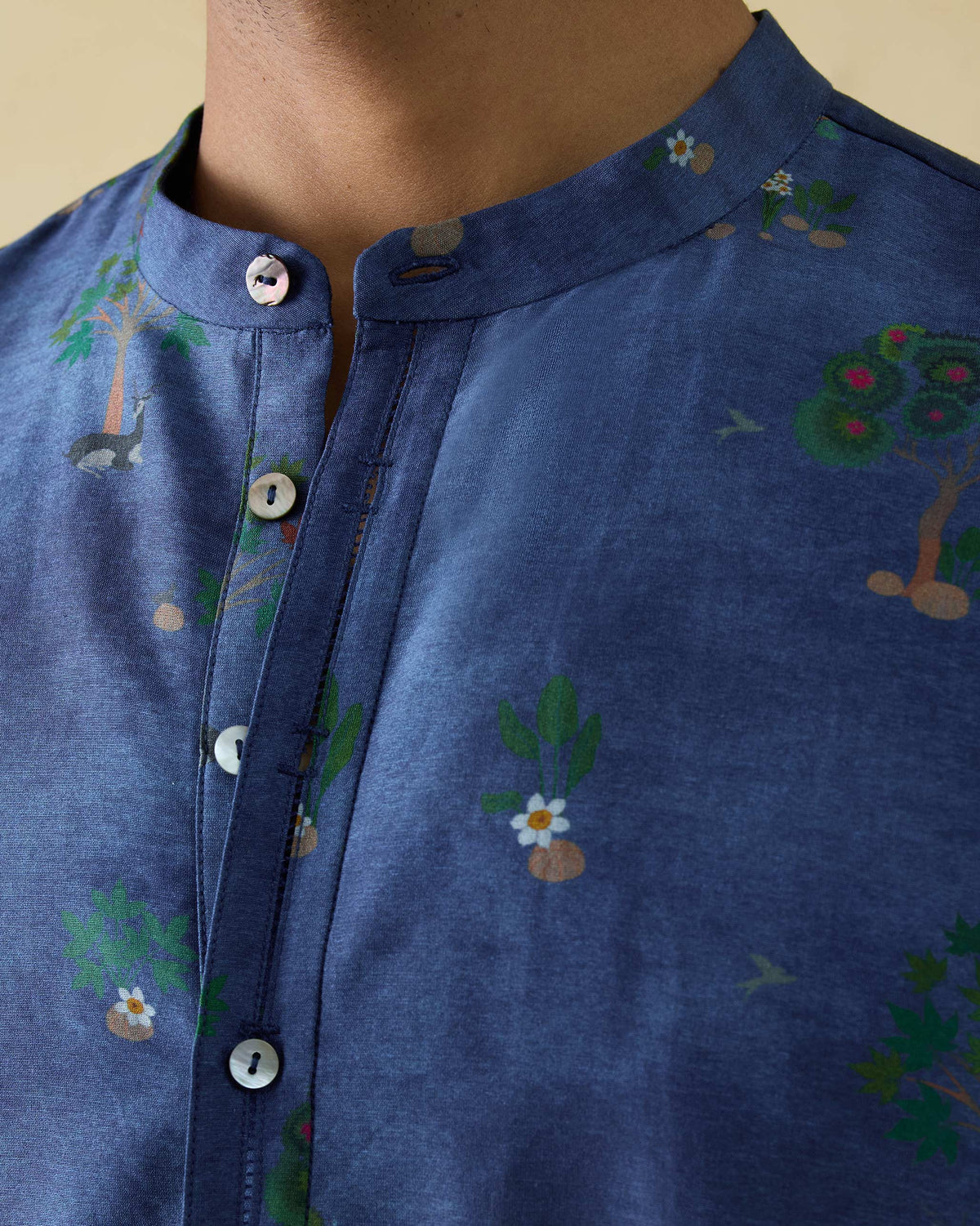 Astral Kurta - Cotton Silk Classic Fit