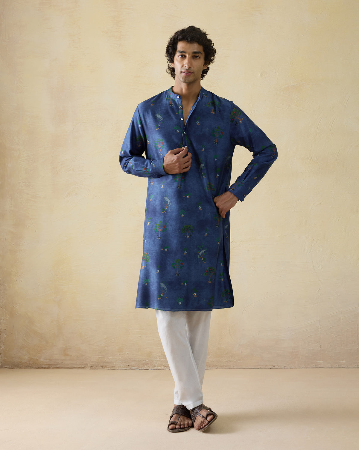 Astral Kurta - Cotton Silk Classic Fit