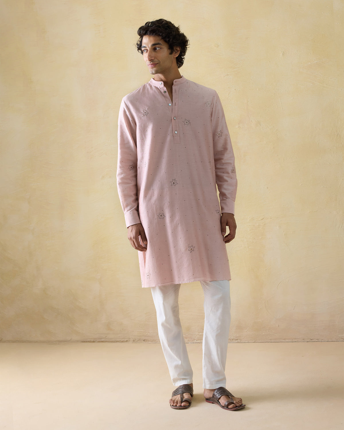Chandni Chowk Kurta - Viscose Silk Blend Classic Fit