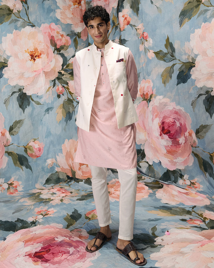 Nehru Jacket - Cotton Blend Classic Fit