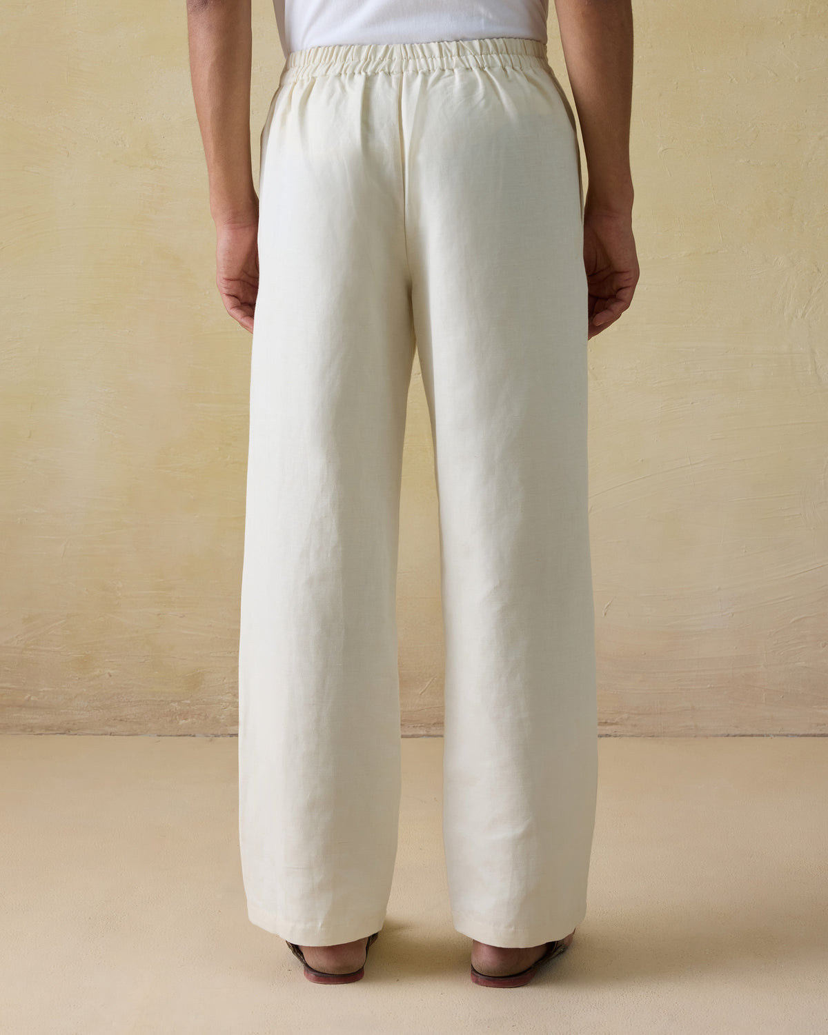 Aaram Pants - Cotton Blend Relaxed Fit