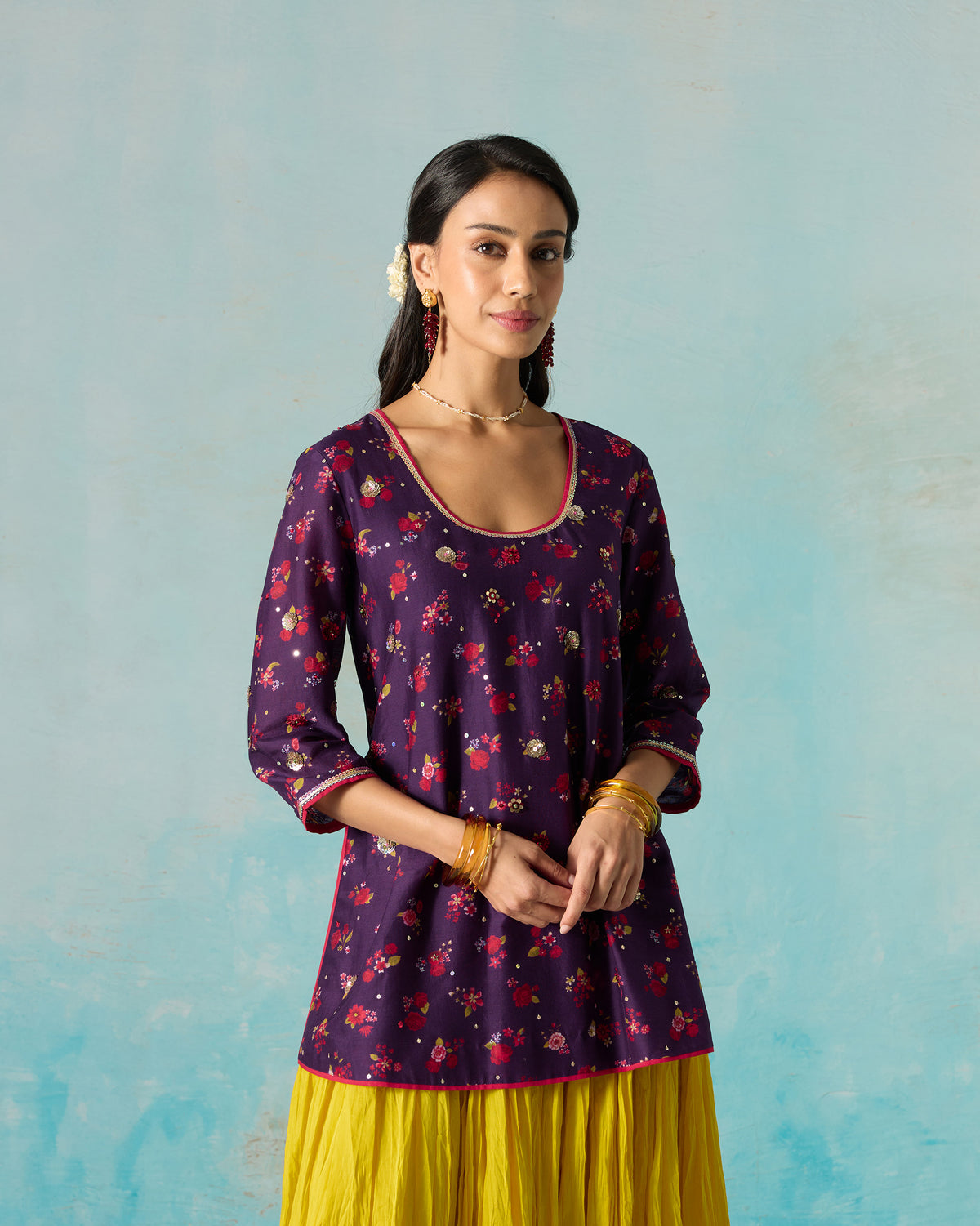 Sehra Kurti - Cotton Silk Printed