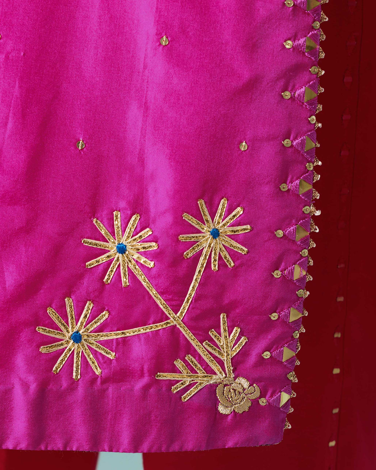Milni Kurta - Embroidered Silk