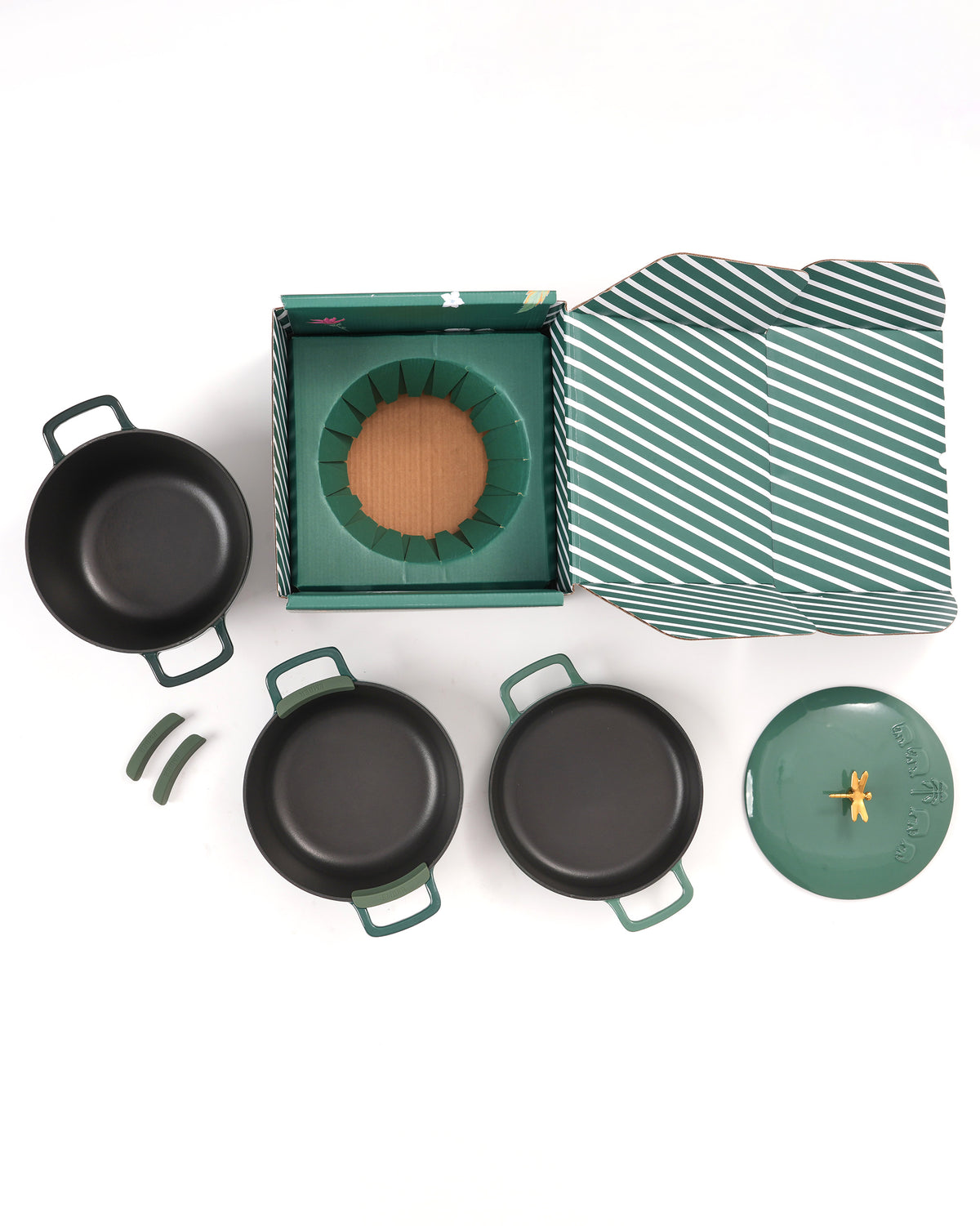 Ceylon Forest Stack Cookware - Set of 3