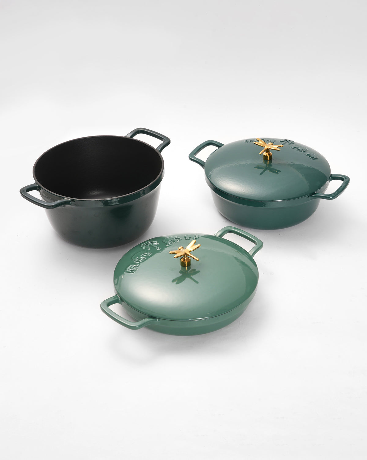 Ceylon Forest Stack Cookware - Set of 3