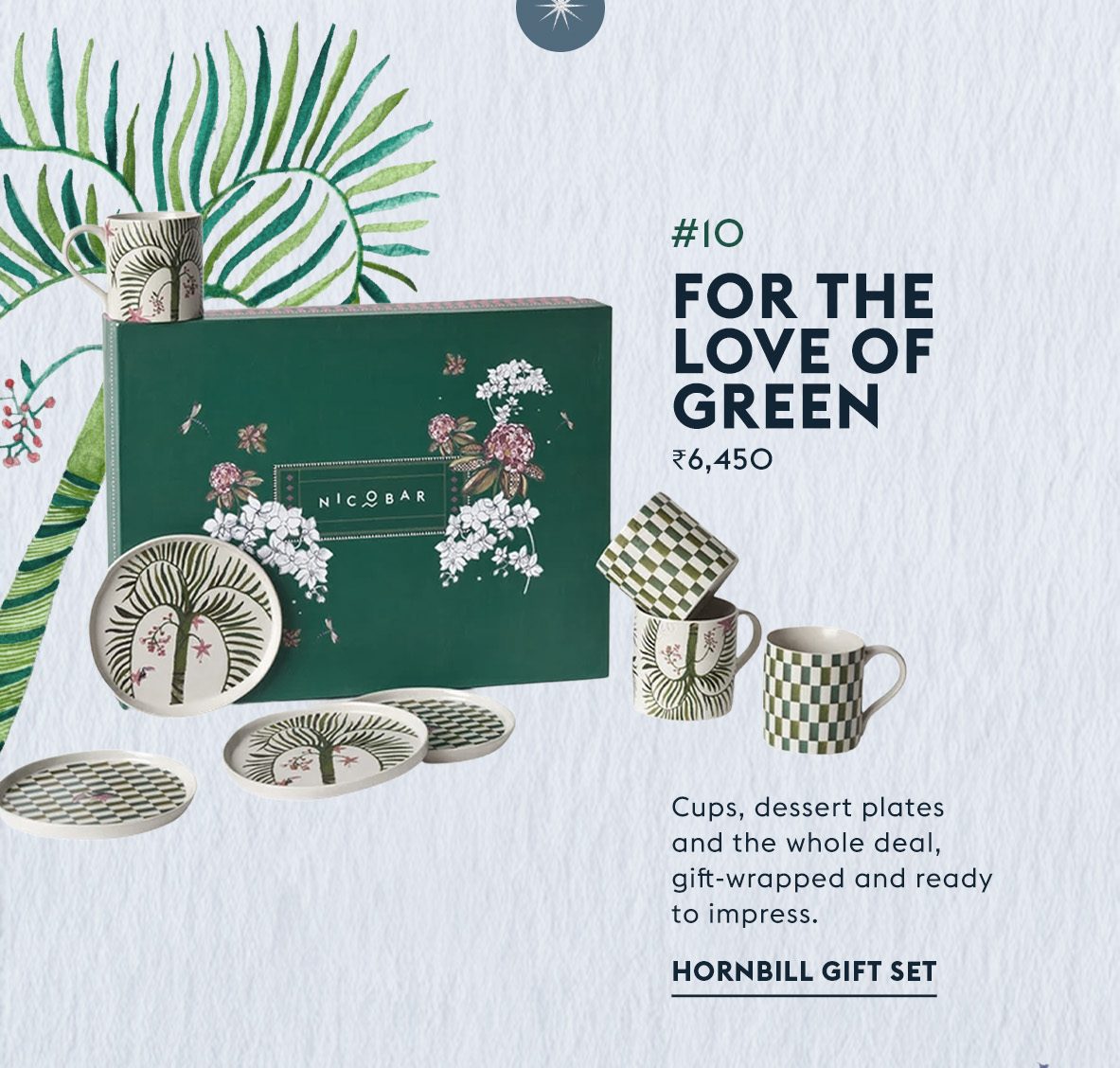#10 For the love of green - Hornbill Gift Set, Rs 6,450