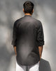 Neil Stripe Shirt - Black & Charcoal