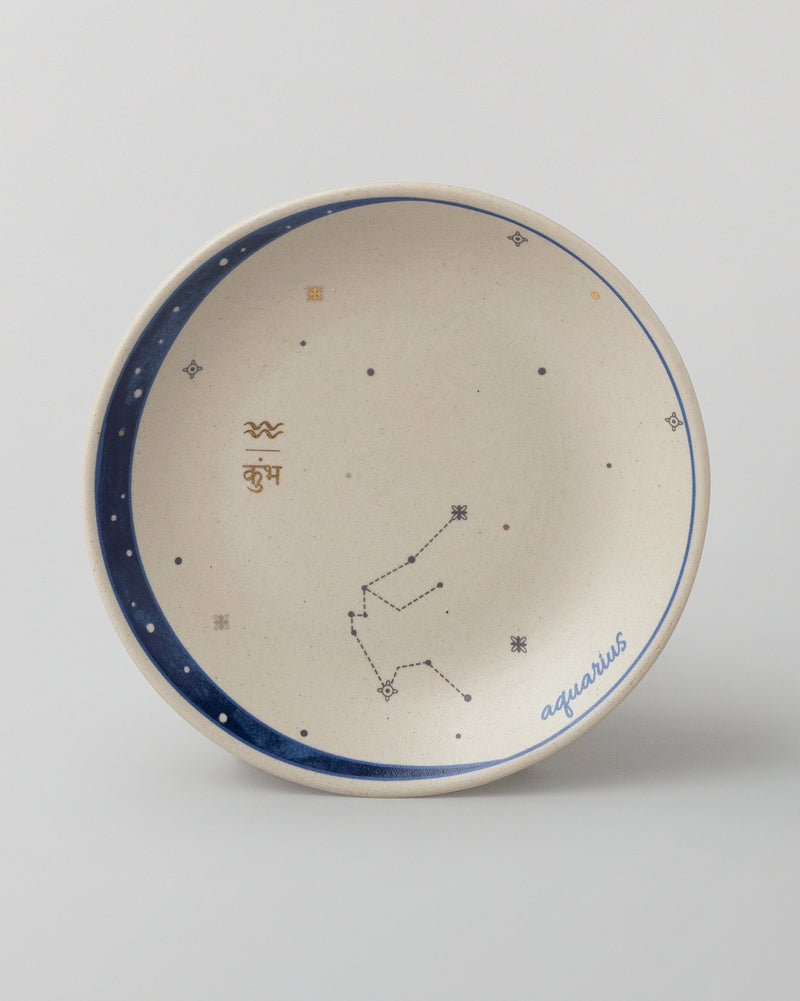 Luna Tea Plate - Aquarius