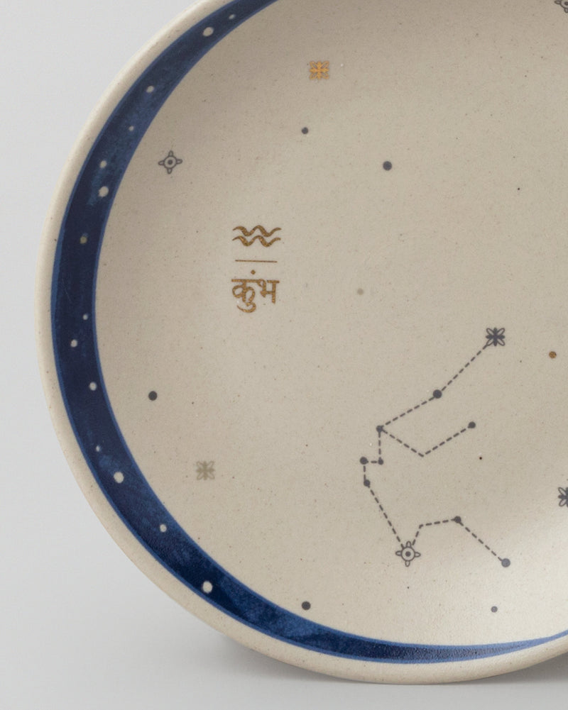 Luna Tea Plate - Aquarius
