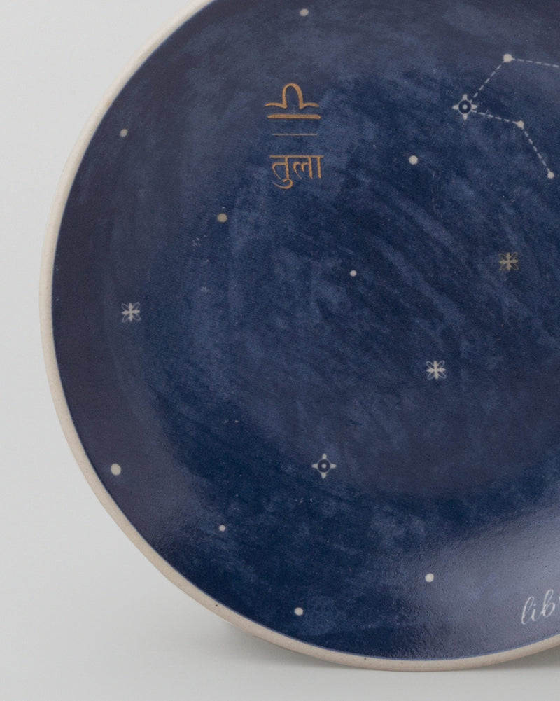 Luna Tea Plate - Libra