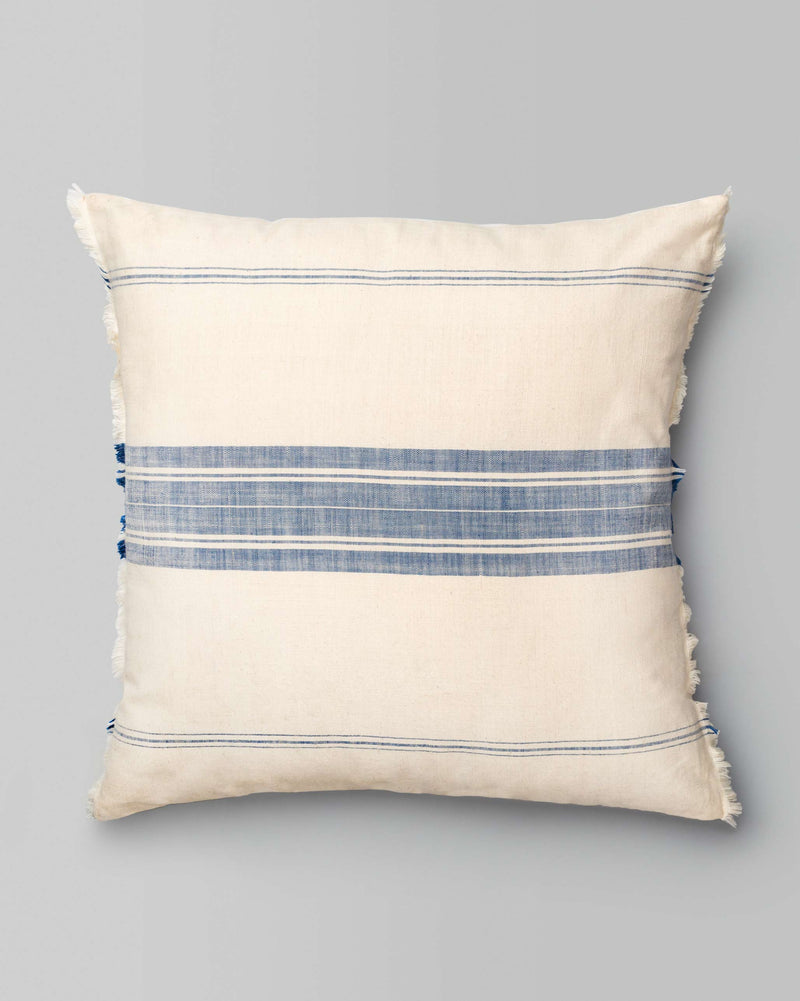 Kemuri French Stripe Cushion Cover - Blue