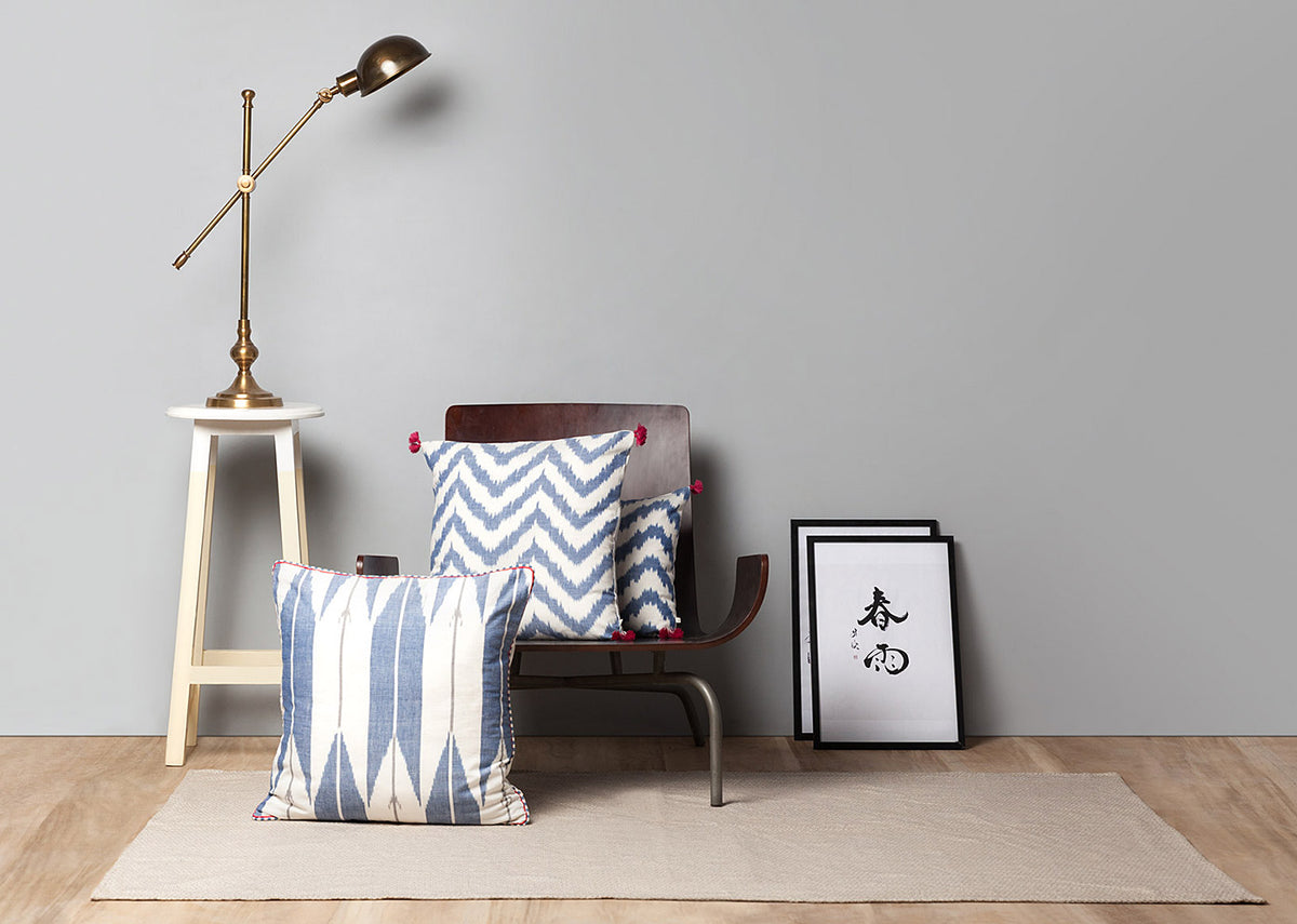Kasuri Arrow Cushion Cover thumbnail 3